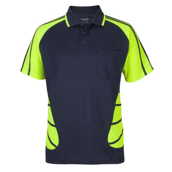 JB's Mens Hi Vis Street Spider Polo Thumbnail